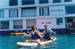 vui chơi trên biển, chèo sup, lặn snorkeling...